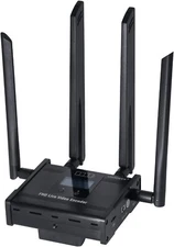 4G Video Encoder-H.264 & H.265 Low Latency Live Stream Transmitter for IP Broadc