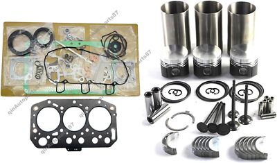 Overhaul Rebuild Kit for Yanmar Engine 3TNE78 Tractor AF220  Excavator B22-2A