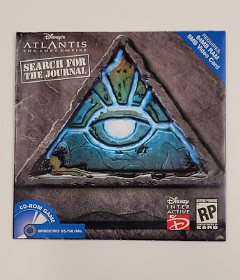 Disney's Atlantis The Lost Empire Search For The Journal PC CD ROM 2001 ...