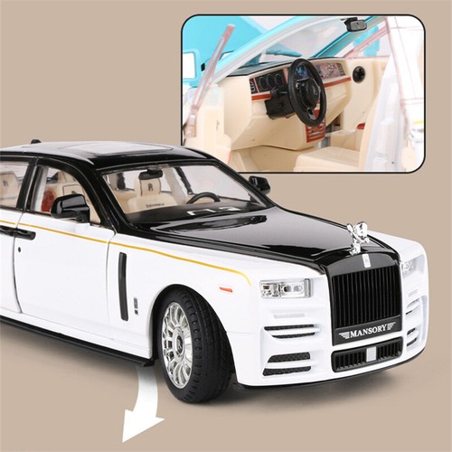 1:22 Rolls Royce Phantom Alloy Car Model Diecast & Toy Vehicles Metal Gift Kids - Picture 3 of 28