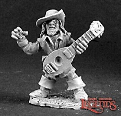 Reaper Miniatures 03107 Fynch Brassfrog Gnome Bard - Dark Heaven Legends  Metal for sale online