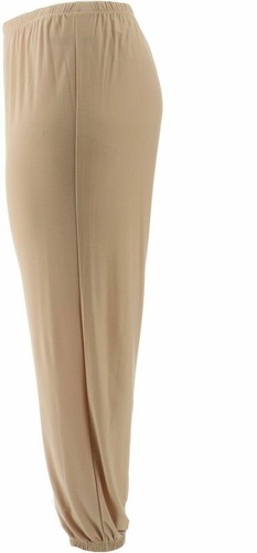 Slinky® Brand Solid Knit Harem Pant 656-758 Taupe 3X - Picture 4 of 4