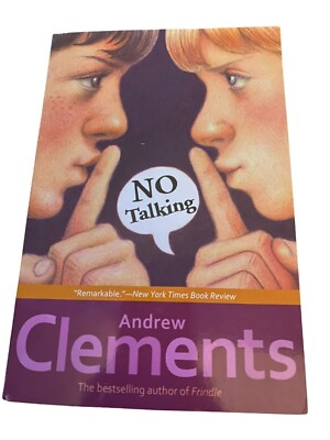 No Talking By Andrew Clements Paperback New