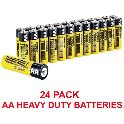 #ad #ad 24 Pack AA Batteries Industrial Heavy Duty 1.5V Thunderbolt Magnum Low Drain $15.98