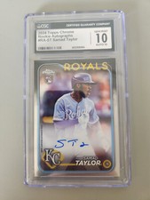 2024 Topps Chrome Rookie Autographs #RA_ST Samad Taylor CGC 10 GEM MINT