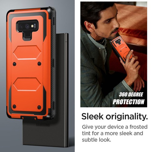 Custodia fondina clip doppio strato resistente agli urti per Samsung Galaxy Note 9 - Foto 14 di 72