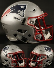 NEW ENGLAND PATRIOTS NFL Riddell SPEEDFLEX Authentic Gameday Football Helmet