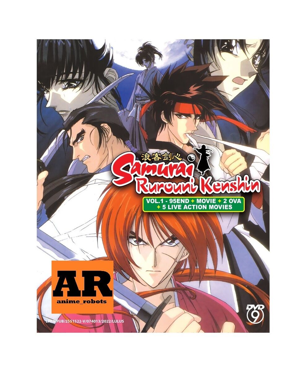 Dvd Samurai X Rurouni Kenshin Dublado + Filme + Ovas