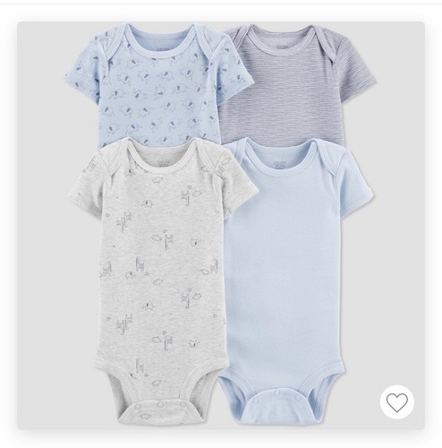 just one you 4 short sleeve bodysuits
