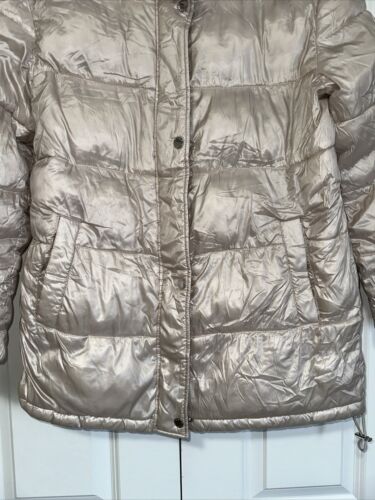 Via Spiga Lightweight Zip and Snap Puffer Jacket S - Picture 5 of 7