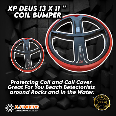 Xp Deus 13 x 11 '' Coil Bumper Great for you beach detectorists around rocks