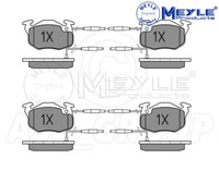 Meyle Bremsbelagsatz, Vorderachse Mit Anti-Quietsch-Platte 025 214 1418/W