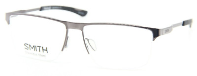 NEW SMITH OPTICS WAVELENGTH KJ1 RUTHENIUM EYEGLASSES AUTHENTIC FRAMES RX 58-15