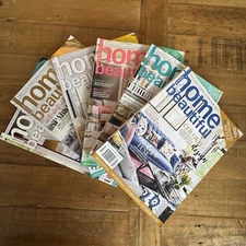 6x Australian Home Beautiful Magazines Decoration/ Renovating/ Outdoor Free Post