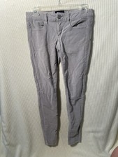 American Eagle Jegging Corduroy Gray Medium Wash Pants Womens Size 2 Regular