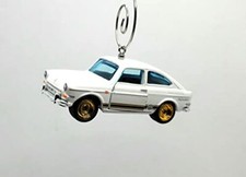 Christmas Ornament for 1965 Volkswagen Type 3 Fastback Whitte