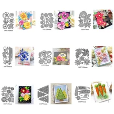 Floral Blooms Metal Cutting Dies Card Stencils Embossing Crafts DIY Scrapbooking