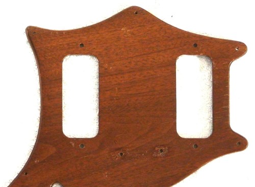 VINTAGE 1960'S KAY U.S.A. BASS PICKGUARD MADE OF WOOD IN VERY GOOD CONDITION - Picture 3 of 8