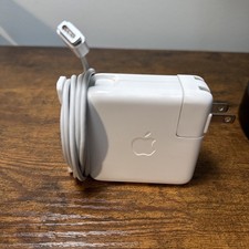 Genuine Apple A1184 60W MagSafe Power Adapter Charger 16.5V 3.65A w Folding Plug