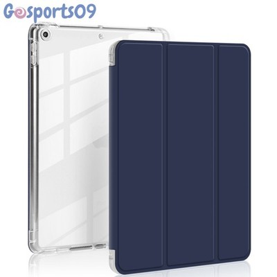 PU Leather Case For iPad 7th 8th 9th Gen 10.2'' & Air 11'' M2/3/4 Clear Back Cover