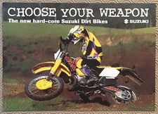 SUZUKI Dirt Bikes MOTORCYCLE Sales Brochure JUL 1997 #99999-ADIRT-098 Australia