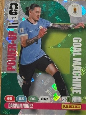 Panini FIFA ADRENALYN XL Club World Cup 2026 NR 607 Darwin Nunez GOAL MACHINE