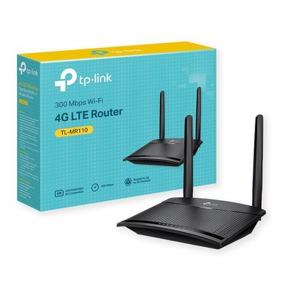 TL-MR110 Router 4G LTE WiFi Bi-Band bis zu N300Mbps, Cat 4, 4G Modem