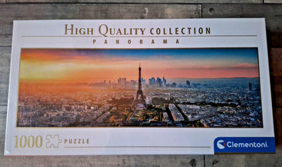 Puzzle NEU UNGEÖFFNET Paris Eiffelturm 1000 Teile Panorama Clementoni