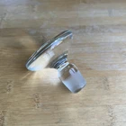 Blenko Clear Mushroom Decanter Stopper MCM Art Glass Replacement