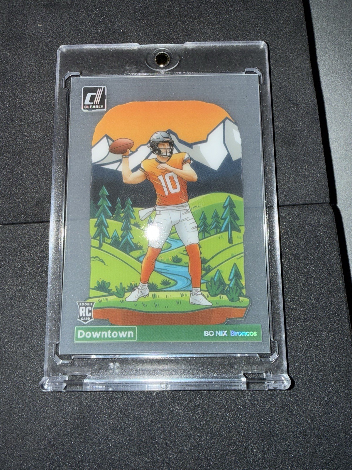 Bo Nix #19 2024 Clearly Donruss Downtown - Rookie