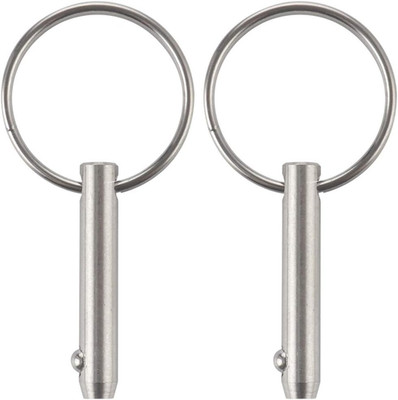 Vturboway 2 Pcs Quick Release Pin 1/4'' Diameter, Usable Length 1'', Full 316 Stai