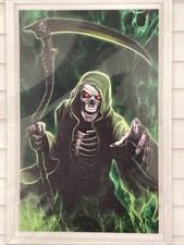Halloween window cover grim reaper 30" x 48" party decor haunted house