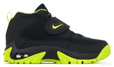 Nike Air Mission Negro Verde Voltio 2014 Talla 8.5 629467-001 Junior Seau Nuevo