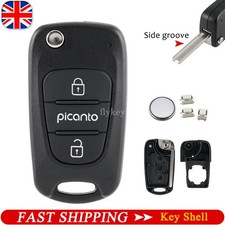 For Kia Picanto Replacement 2 /3 Button Flip Remote Car Key Fob Shell Case Cover