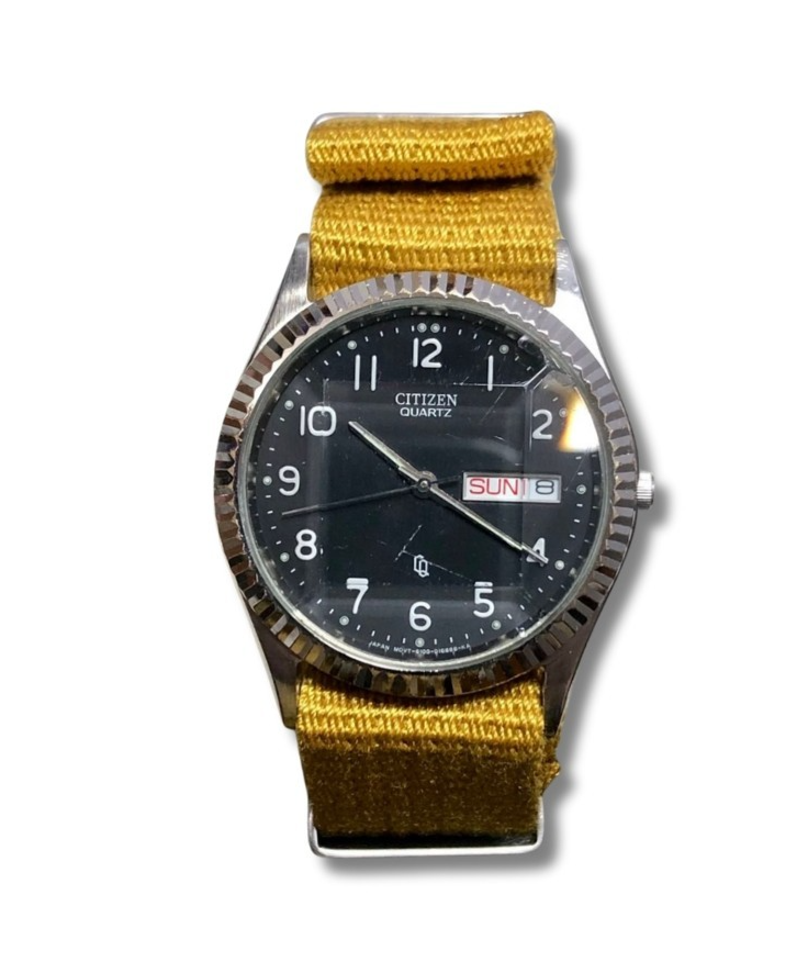 CITIZEN シチズン デイデイト カットガラス 6100-K09303 N MINT* Vintage CITIZEN 6100-K09303 Day-Date 