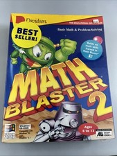 New Sealed Big Box Davidson Math Blaster 2 Learning System Ages 8-13 CD-Rom