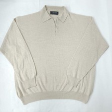 Vintage Marcello Mens Sweater 1/4 Zip Polo Me...
