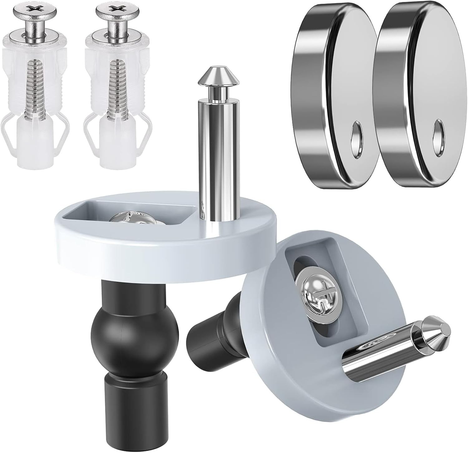 Hinge Bolts Kit Quick Release Top Fixing Expanding Rubber