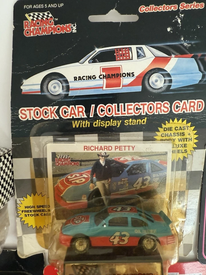 LOTE DE 8 COCHES DIECAST NASCAR 1989-'98 1/64 Petty Rudd Foyt Elliott Foto 3 de 4