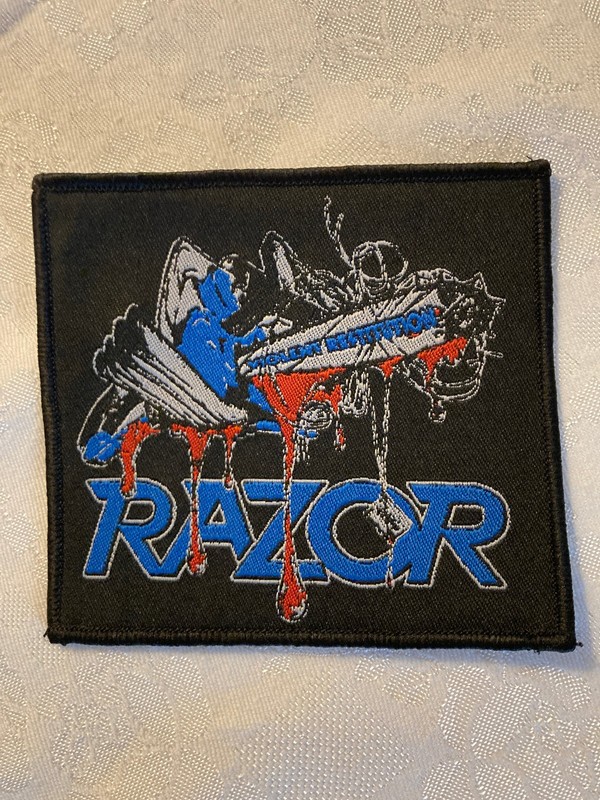 RAZOR - Violent Restitution PATCH New / Unused