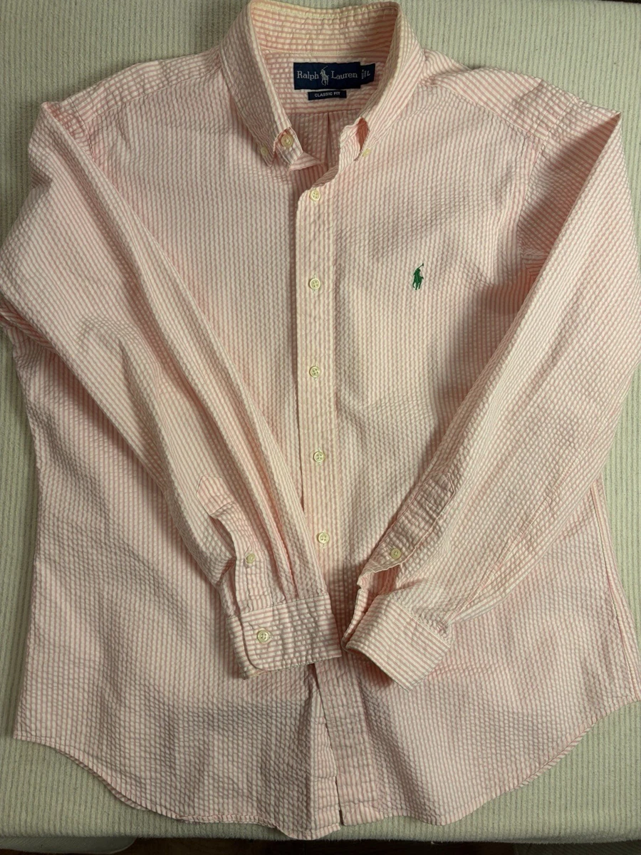 Polo Ralph Lauren Short Sleeve Striped Casual Button-Down Shirts