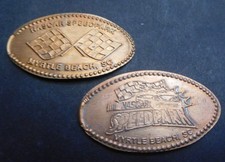 Myrtle Beach,SC - Nascar Speedpark Retired Elongated Pennies