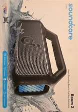 Soundcore Boom V2 Outdoor Bluetooth Speaker 80W IPX7 Subwoofer Power Bank