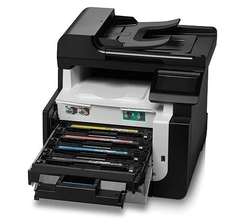 HP LASER JET PRO CM1415fnw Wireless Colour Multifunction MFP Printer-full toners - Image 3 of 4