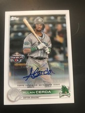Cincinnati Reds ALLAN CERDA autographed 2022 Topps Dayton Dragons - Sticker