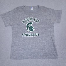 Vintage Michigan State Spartans Russell Athletic T-Shirt Adult Large USA Made