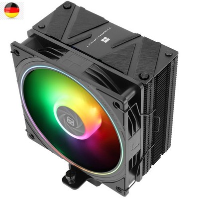 Thermalright Assassin Spirit 120 EVO Schwarzer CPU Kühler, 120mm PWM Quiet ARGB 