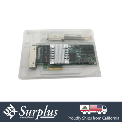 Intel Quad Port 1GbE Gigabit RJ45 Server NIC Yottamark PCIe Adapter High Profile
