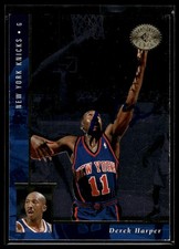 1995-96 SP Championship #71 Derek Harper Signed Card Auto IP
