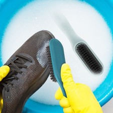  2 Pcs Shoe Scrubber Sneaker Cleaning Brush Clothes Brushes for Footwear